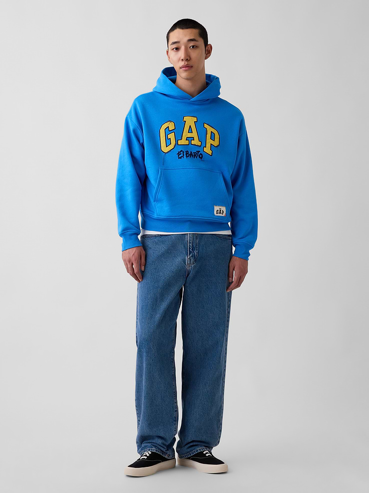 Image 3 of 10, Adult The Simpsons VintageSoft Hoodie