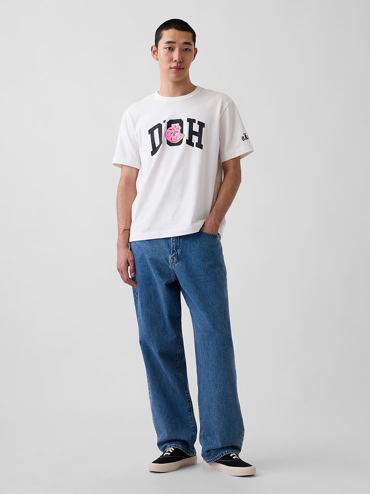 Image 3 of 8, Adult The Simpsons Graphic T-Shirt