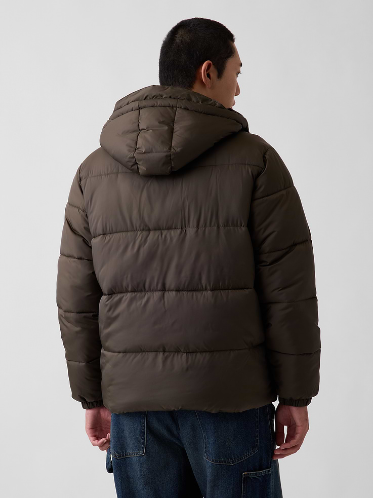 Image 3 of 6, Recycled Heavyweight Puffer Jacket
