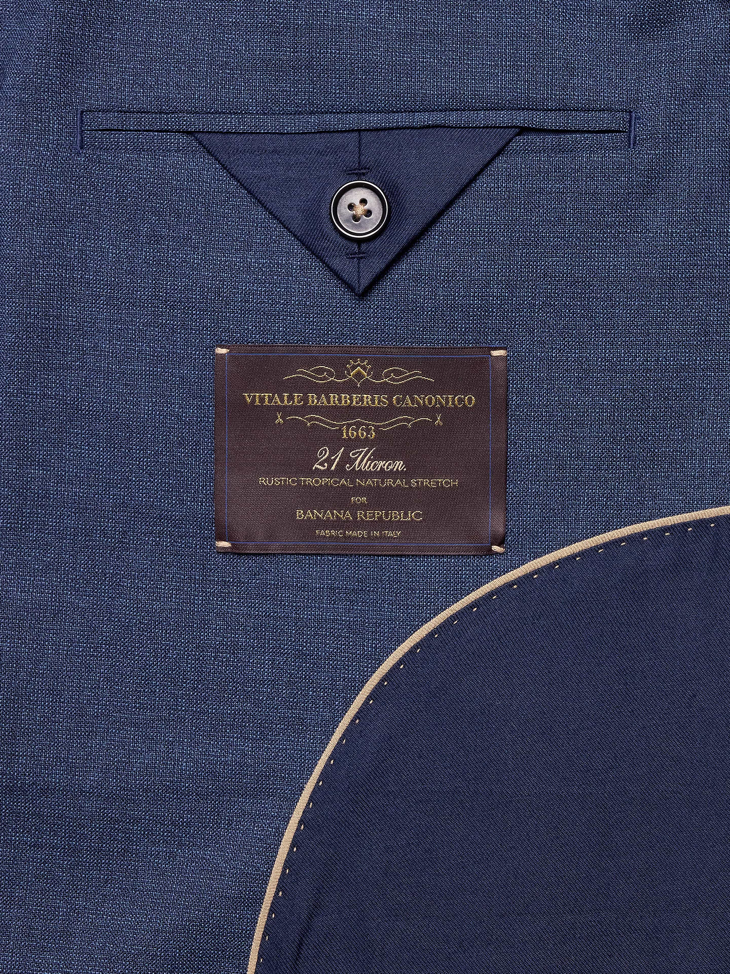 Image 5 of 8, Tailored Slim Signature Stretch Italian Rustico Suit Jacket