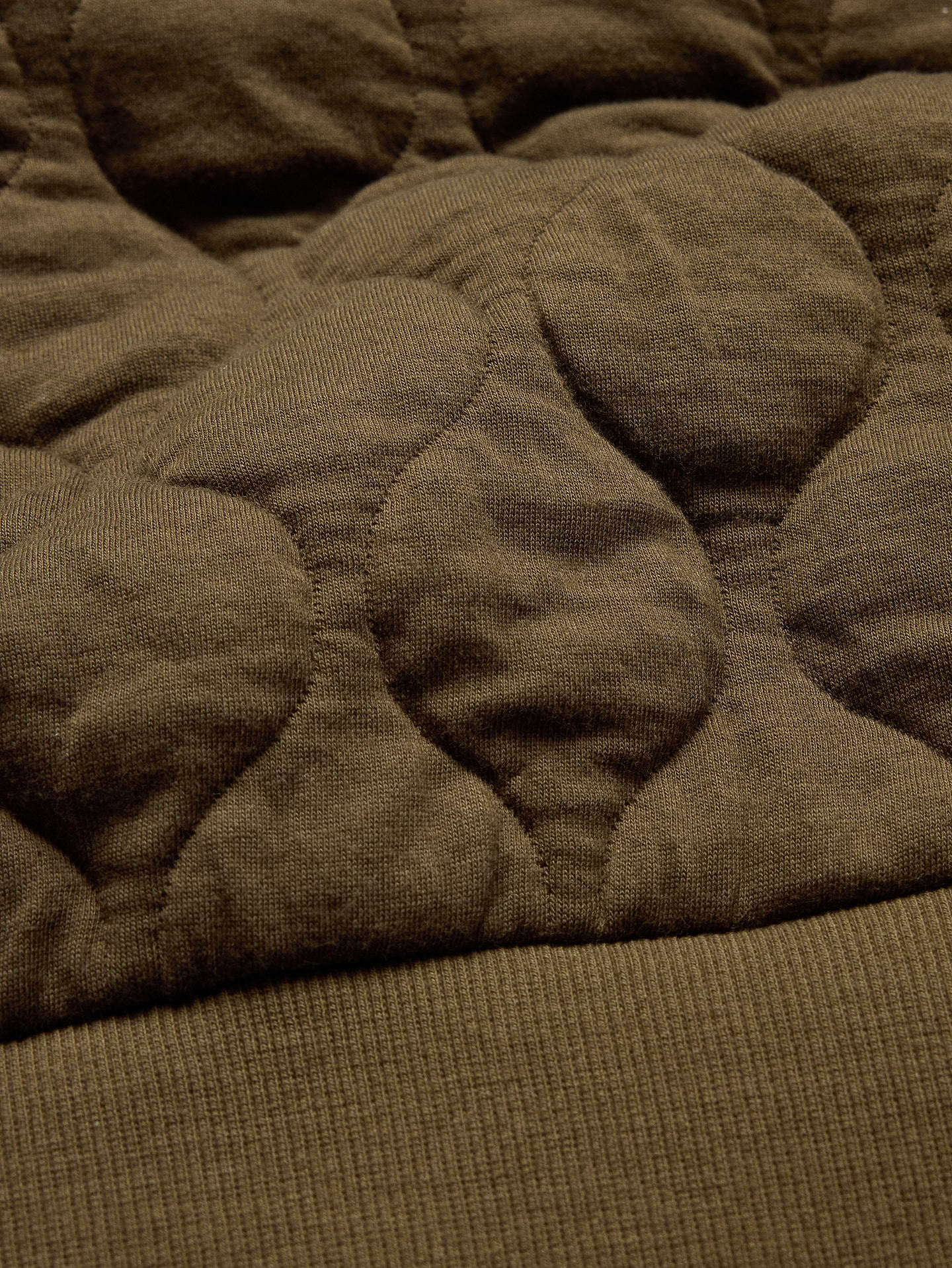 Image 6 of 6, Cotton Quilted Jacquard Quarter-Zip Pullover