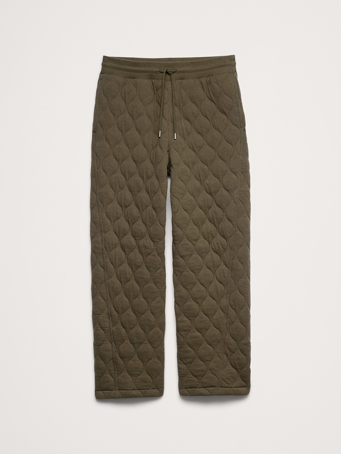 Image 5 of 5, Cotton Quilted Jacquard Pull-On Pant