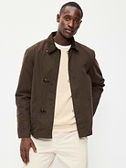Image 1 of 1, corduroy collar, long sleeves, patch pockets, fireman clasp closure, Product #1181601