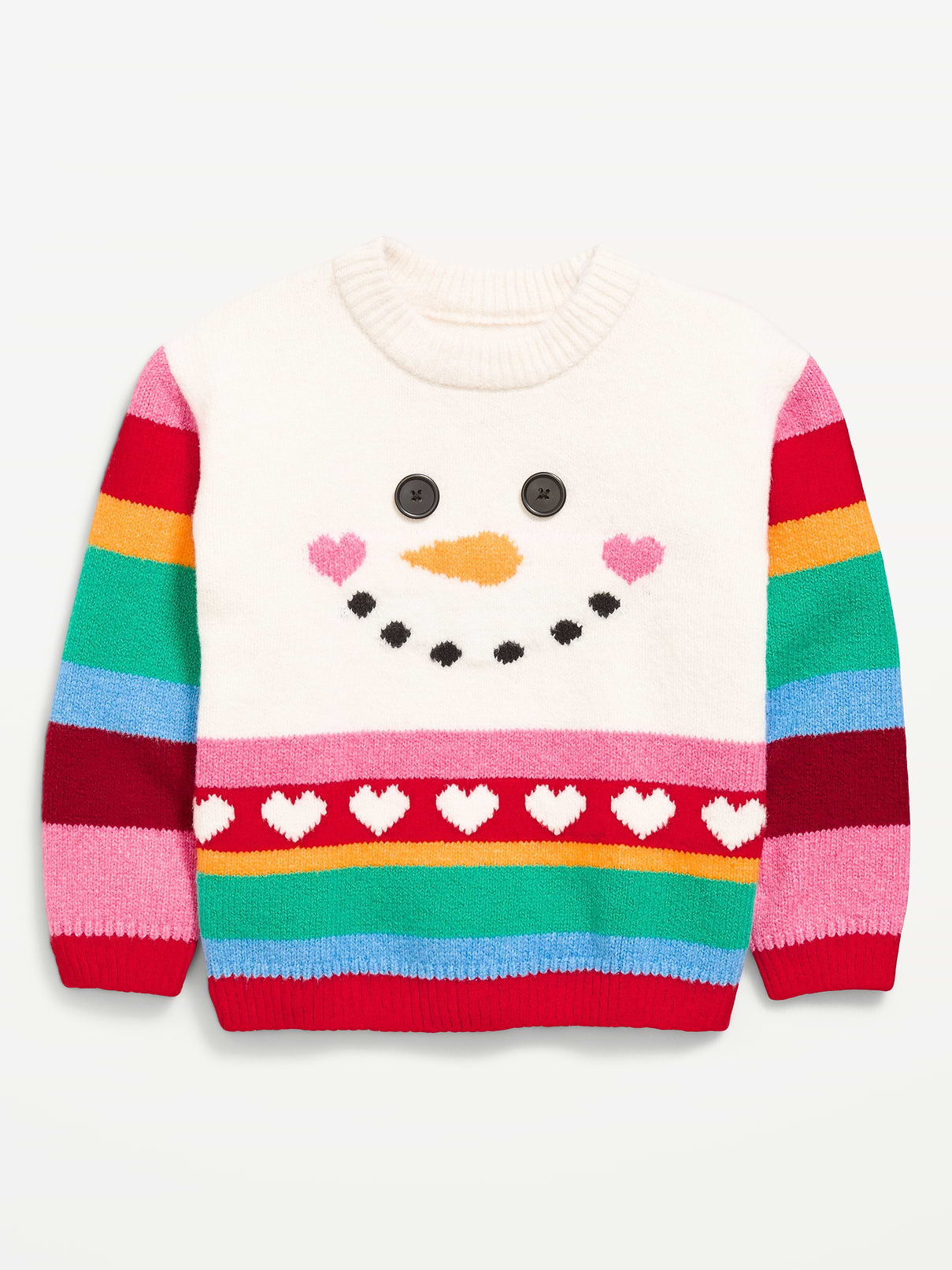 Image 1 of 1, crew neck, long puffy sleeves, drop shoulders, graphic at front, Product #1182648