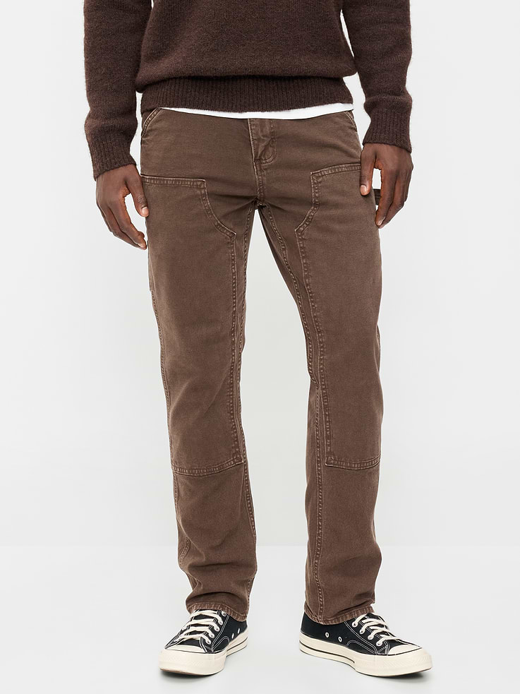 Image 1 of 6, Relaxed through the hip, with a straight leg., zip fly, front scoop pockets, back patch pockets, left hammer loop, reinforced knees, Product #903823