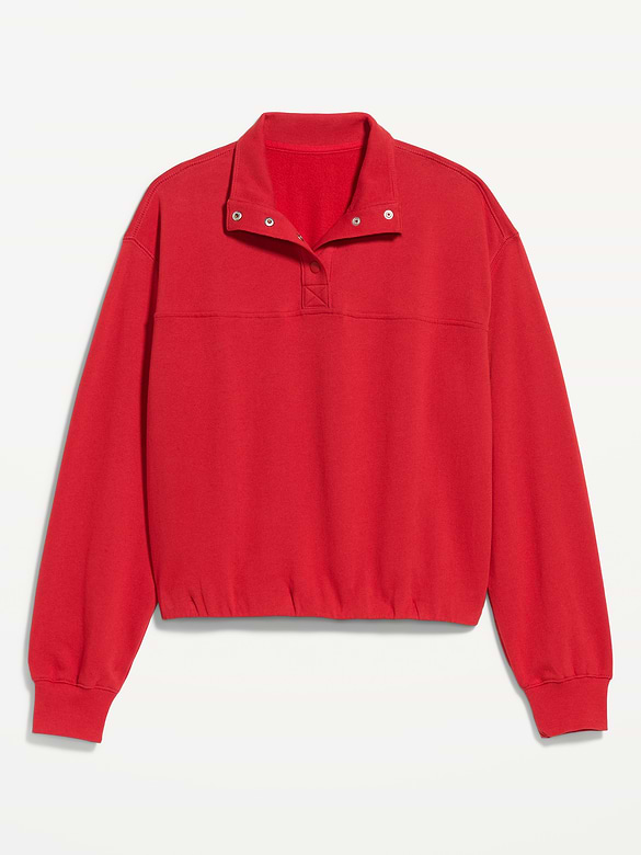 SoComfy Funnel-Neck Sweatshirt
