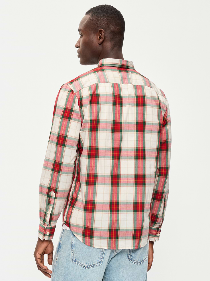 Image 2 of 4, Classic Fit Everyday Plaid Poplin Shirt