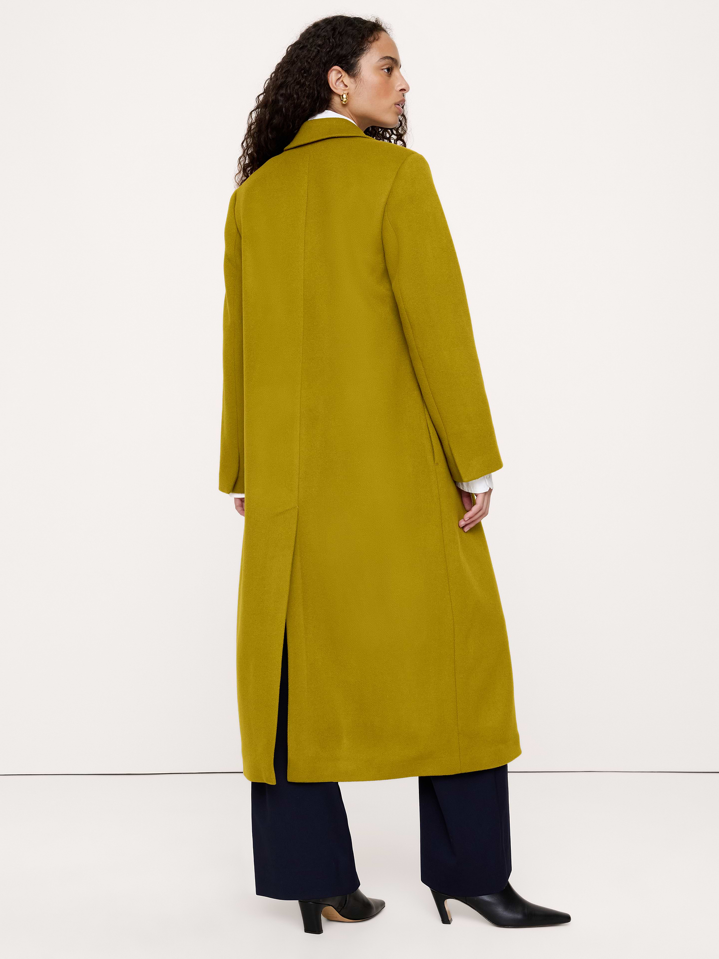 Image 3 of 6, Wool-Cashmere Wrap Coat