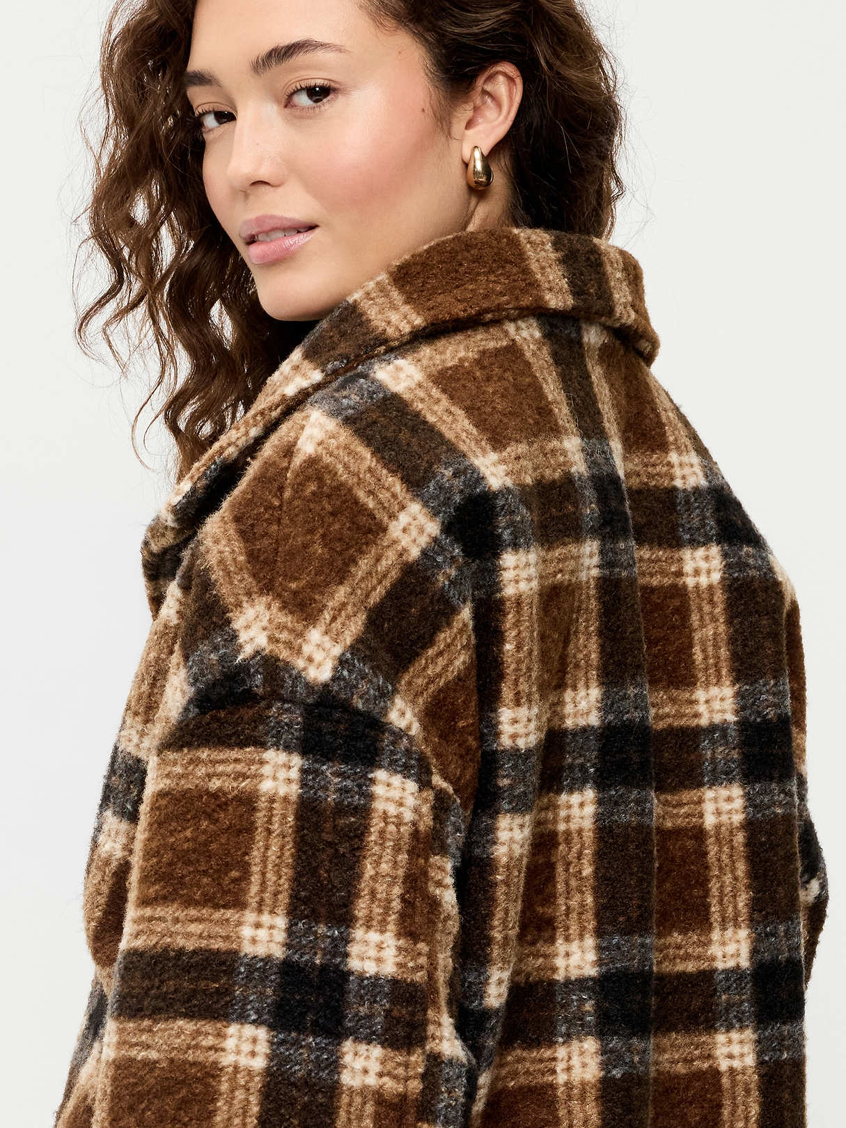 Wool Plaid Jacket | Old Navy
