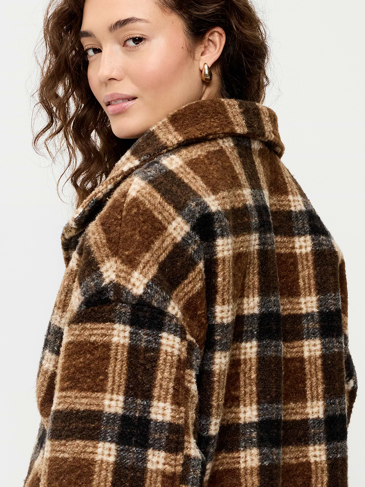 Image 6 of 6, Wool Plaid Jacket