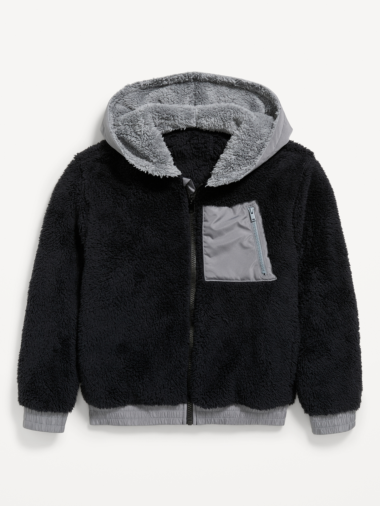 Sherpa Full-Zip Utility Jacket for Boys | Old Navy
