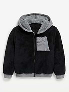 Image 2 of 3, Sherpa Full-Zip Utility Jacket for Boys