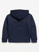 Image 3 of 4, Logo Graphic Sherpa-Lined Fleece Full-Zip Hoodie for Boys