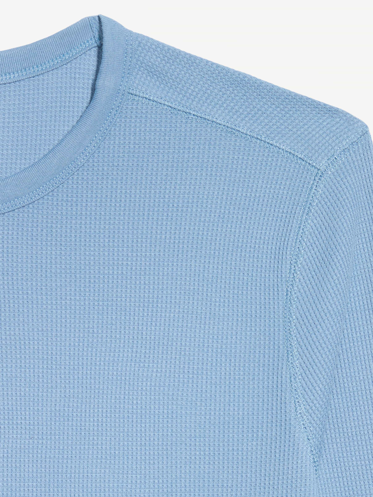 Image 3 of 3, Crew-Neck Waffle T-Shirt