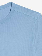 Image 3 of 3, Crew-Neck Waffle T-Shirt