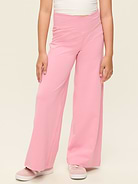 Image 1 of 4, Keep ‘em moving in Old Navy Sport's PowerChill: Soft, breathable cotton with stretch for all-day comfort., elasticized crossover waistband, wide leg, Product #909546