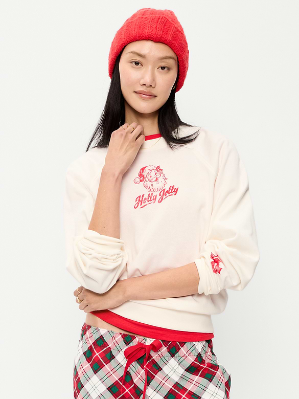 Oversized Raglan Sweatshirt