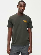 Image 1 of 3, rib-knit collar, short sleeves, graphic varies, Product #909608