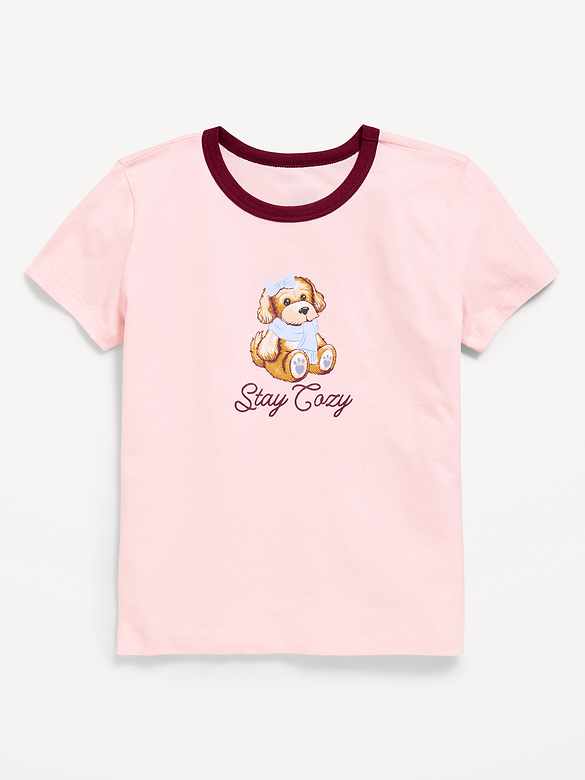 Short-Sleeve Graphic T-Shirt for Girls