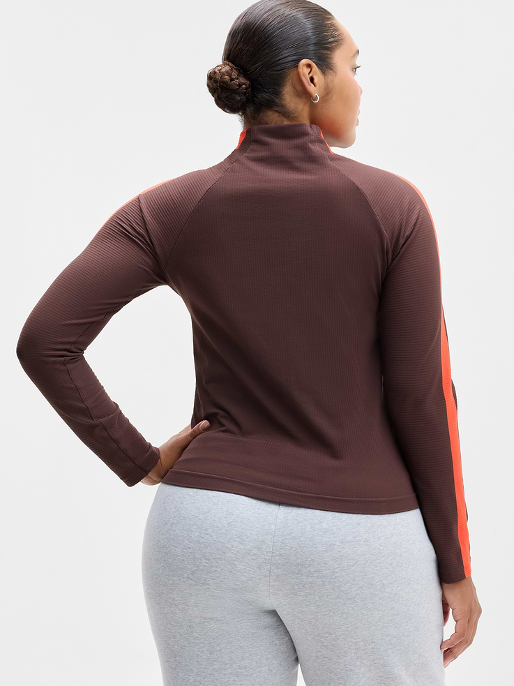 Image 6 of 7, Renew Seamless Mock Neck Top