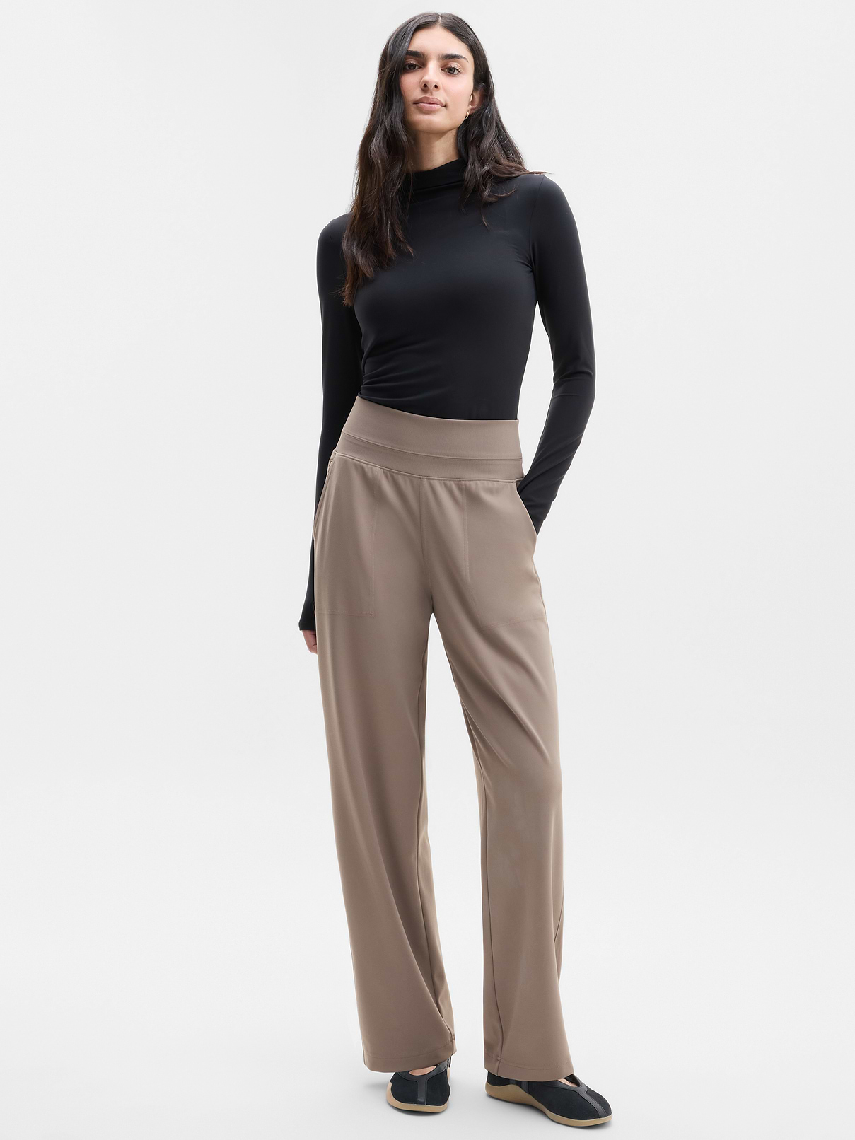 Image 1 of 3, FOR: Your workday commute and weekend travels, from meetings to meetups, FEEL: Sculptek Light fabric gives you full coverage and all-way stretch, FAVE: Two front hand pockets for on-the-go storage, Ribbed and reinforced waistband for ultimate stay-put support, Product #860874