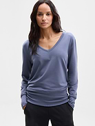 Image 1 of 3, FOR: Restoration and rejuvenation, FEEL: Super-soft Brushed Nirvana is extra cozy, FAVE: Rib cuffs and collar provide extra comfort, Product #1174524