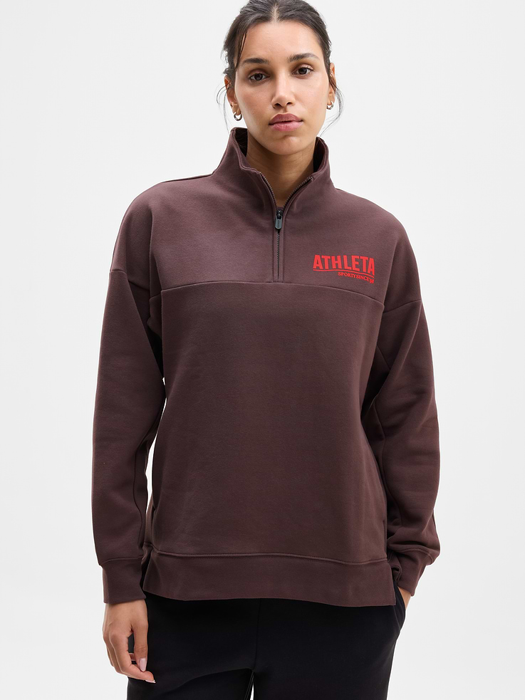 Image 1 of 5, FOR: Lounge and everyday movement, FEEL: Plush stretch fleece has a soft, brushed interior, FAVE: New and improved fit with side slits for mobility and ease, Product #1188417