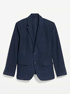 Image 1 of 1, notched collar, long sleeves with button cuffs, double button-front, flap front pockets front, welt pocket at chest, Product #907981