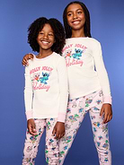 Image 1 of 5, crew neck, long sleeves, coordinating pajama pants, elasticized waistband, licensed graphic, ©Disney, Product #906391