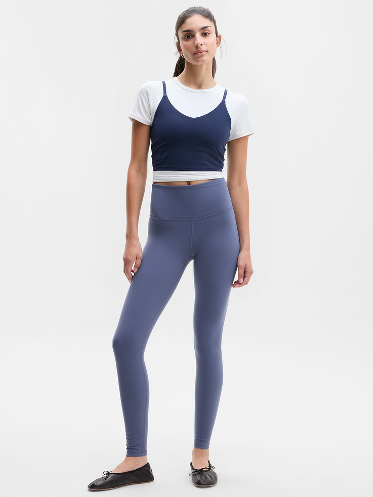 Image 1 of 4, FOR: Your yoga flow and sessions in the studio, FEEL: Powervita fabric is buttery soft with support that feels like a gentle hug, FAVE: Unpinchable three-layer waistband with mesh inner lining streamlines and supports, Back drop-in pocket to stash your essentials, Limited seams for a distraction-free practice, Made with our customer-obsessed, second-skin Powervita fabric, our yoga leggings/pants are designed for your ultimate distraction-free practice, Product #502359