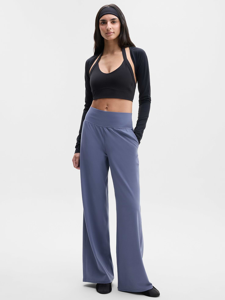 Image 1 of 5, FOR: Yoga or studio practice, FEEL: Powervita fabric is buttery soft with support that feels like a gentle hug, FAVE: Bonded side stash pockets to store your essentials, Made with our customer-favorite, second-skin Powervita fabric, our yoga leggings/pants are designed for your ultimate distraction-free practice, Product #1183445