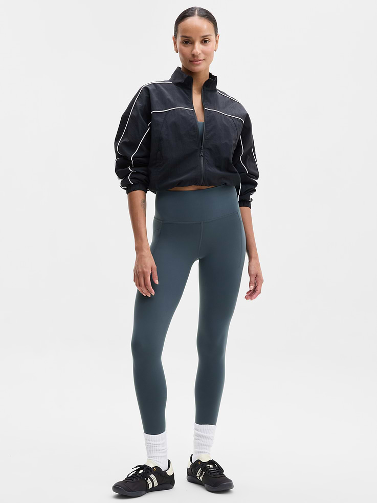 Image 1 of 4, FOR: Your yoga flow and sessions in the studio, FEEL: Powervita fabric is buttery soft with support that feels like a gentle hug, FAVE: Bonded side stash pockets hold your essentials, Made with our customer-obsessed, second-skin Powervita fabric, our yoga leggings/pants are designed for your ultimate distraction-free practice, Product #599749
