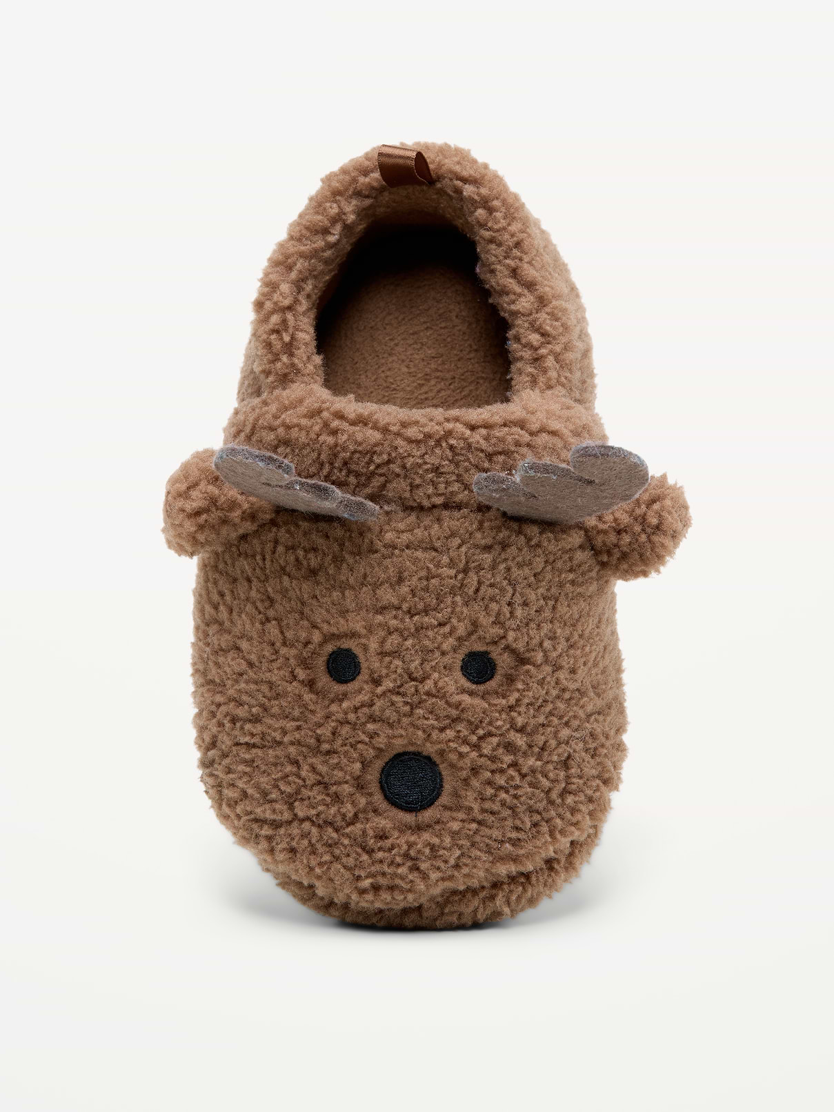 Image 2 of 4, Sherpa Critter Slippers for Toddler