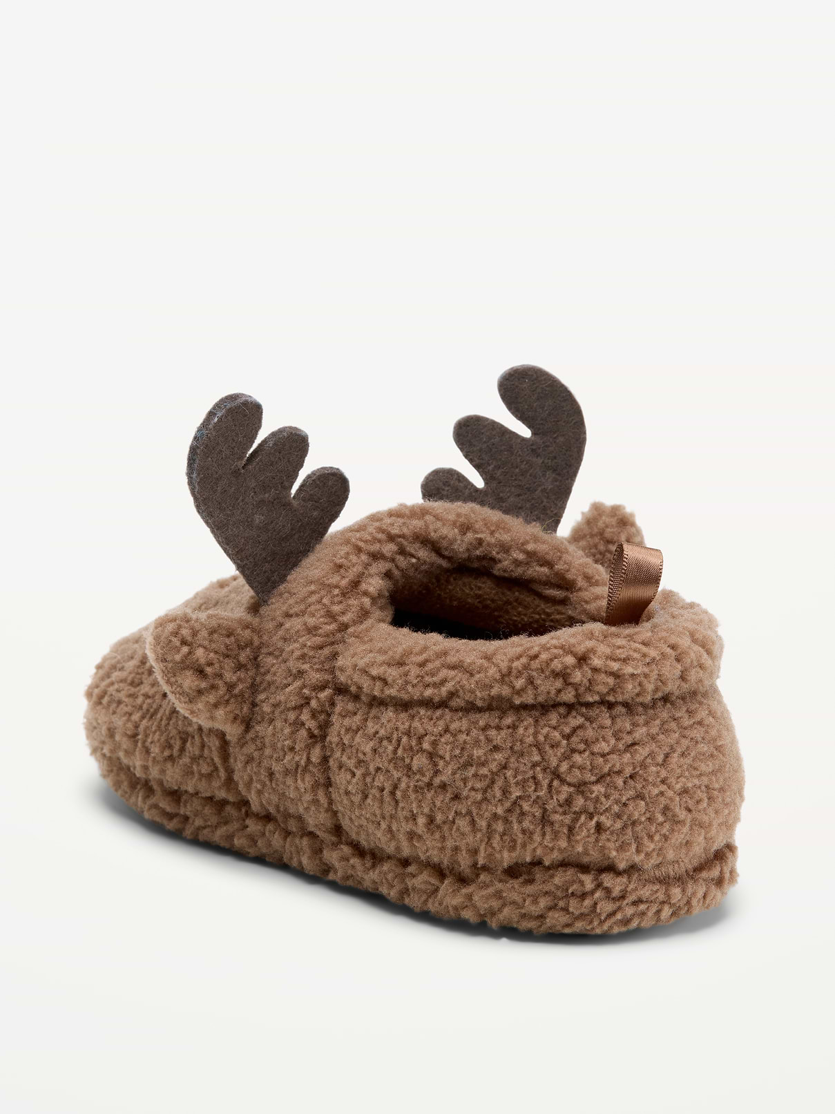 Image 3 of 4, Sherpa Critter Slippers for Toddler