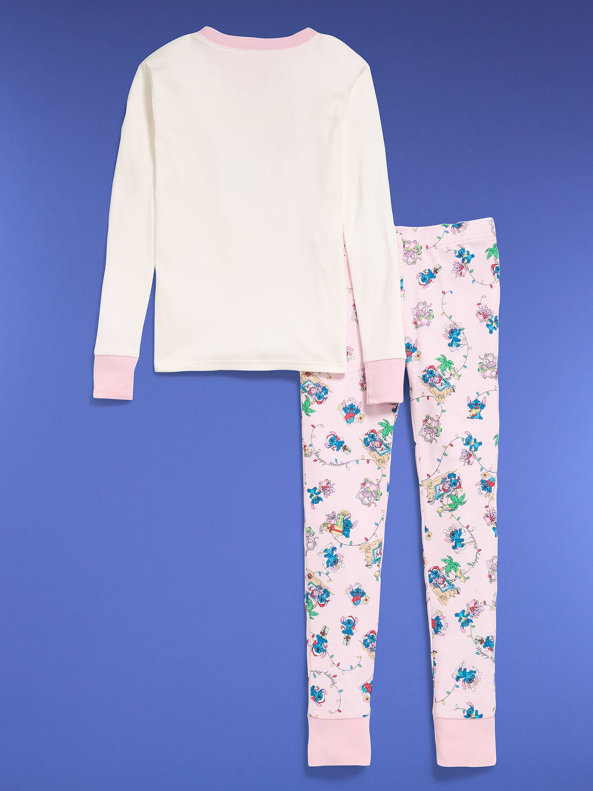 Image 3 of 5, Old Navy x Disney Stitch & Angel Gender-Neutral Snug-Fit Pajama Set for Kids, All-Access Cardmember
