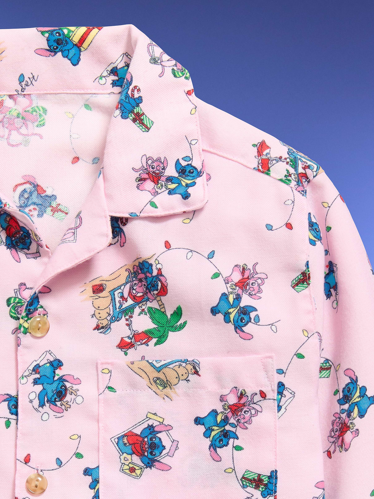 Image 4 of 5, Old Navy x Disney Stitch & Angel Gender-Neutral Pajama Set for Kids, All-Access Cardmember