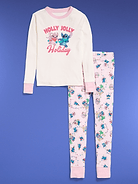 Image 2 of 5, Old Navy x Disney Stitch & Angel Gender-Neutral Snug-Fit Pajama Set for Kids, All-Access Cardmember