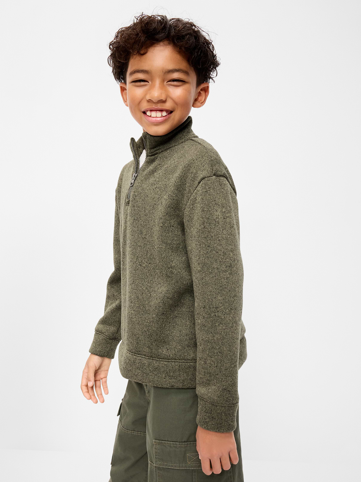 Image 1 of 1, mock neck, quarter zip, long sleeves, Product #906180