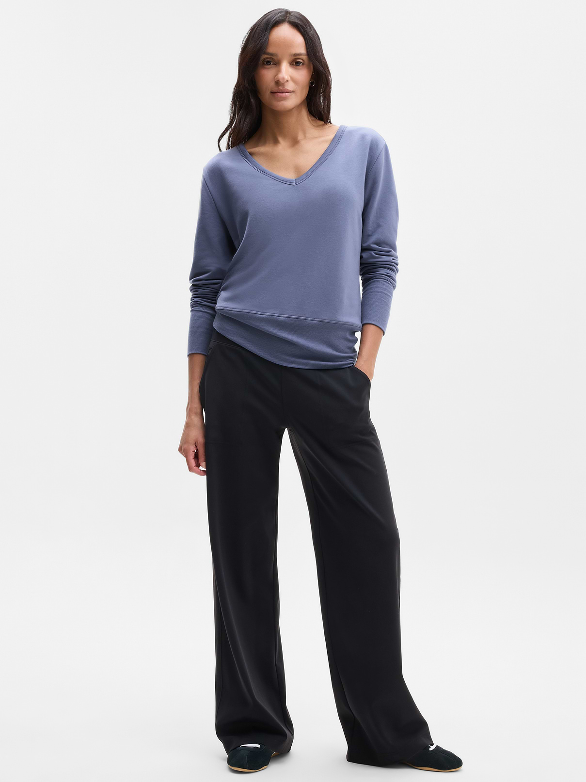 Image 2 of 3, Coaster Luxe V-Neck Sweatshirt