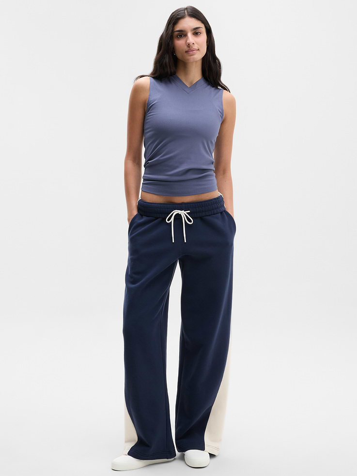 Image 2 of 6, Signature Rib V-Neck Muscle Tank
