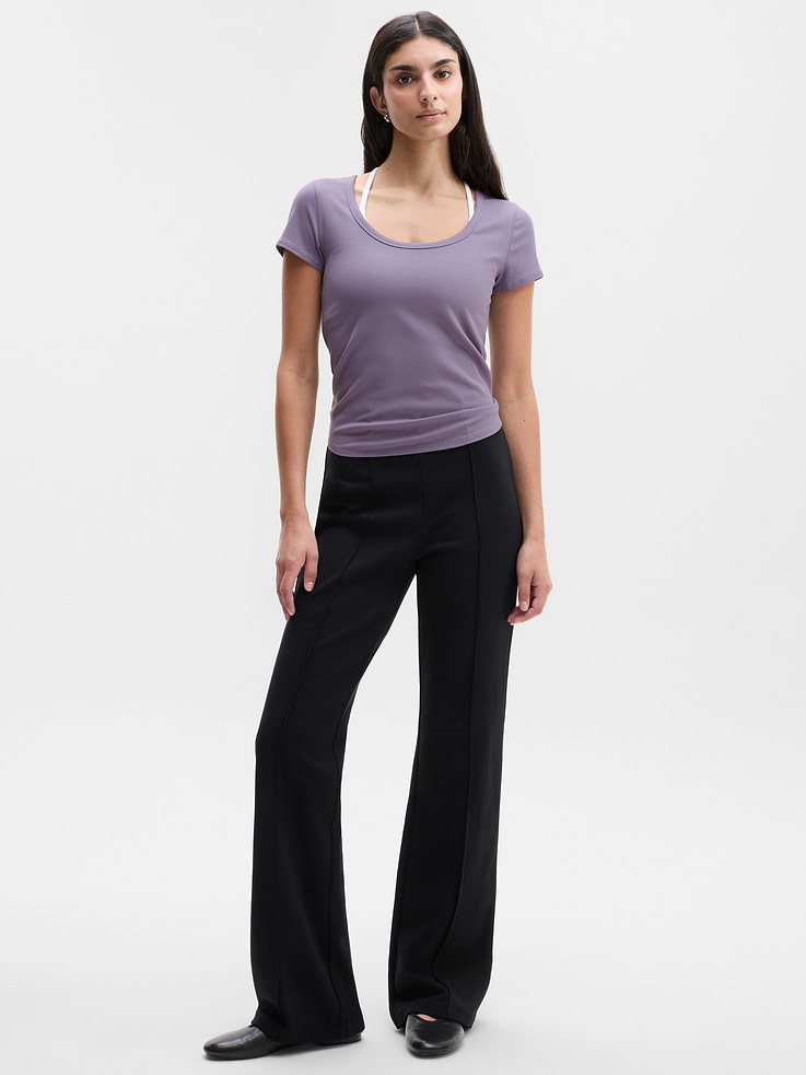 Image 2 of 6, Signature Rib Scoop Tee