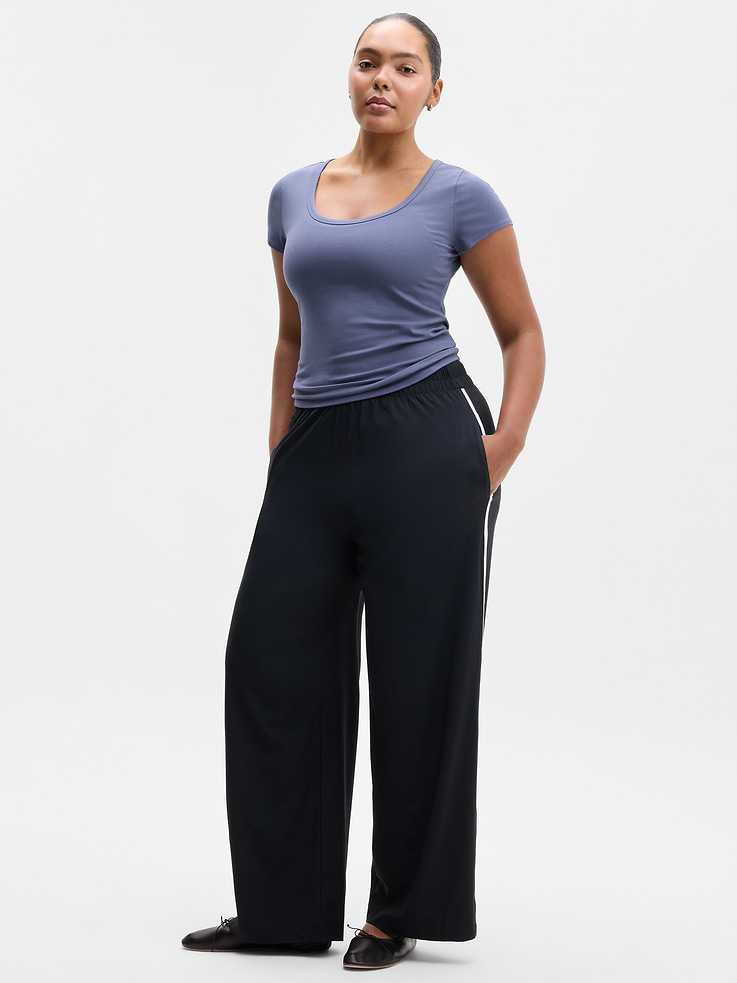 Image 2 of 6, Signature Rib Scoop Tee