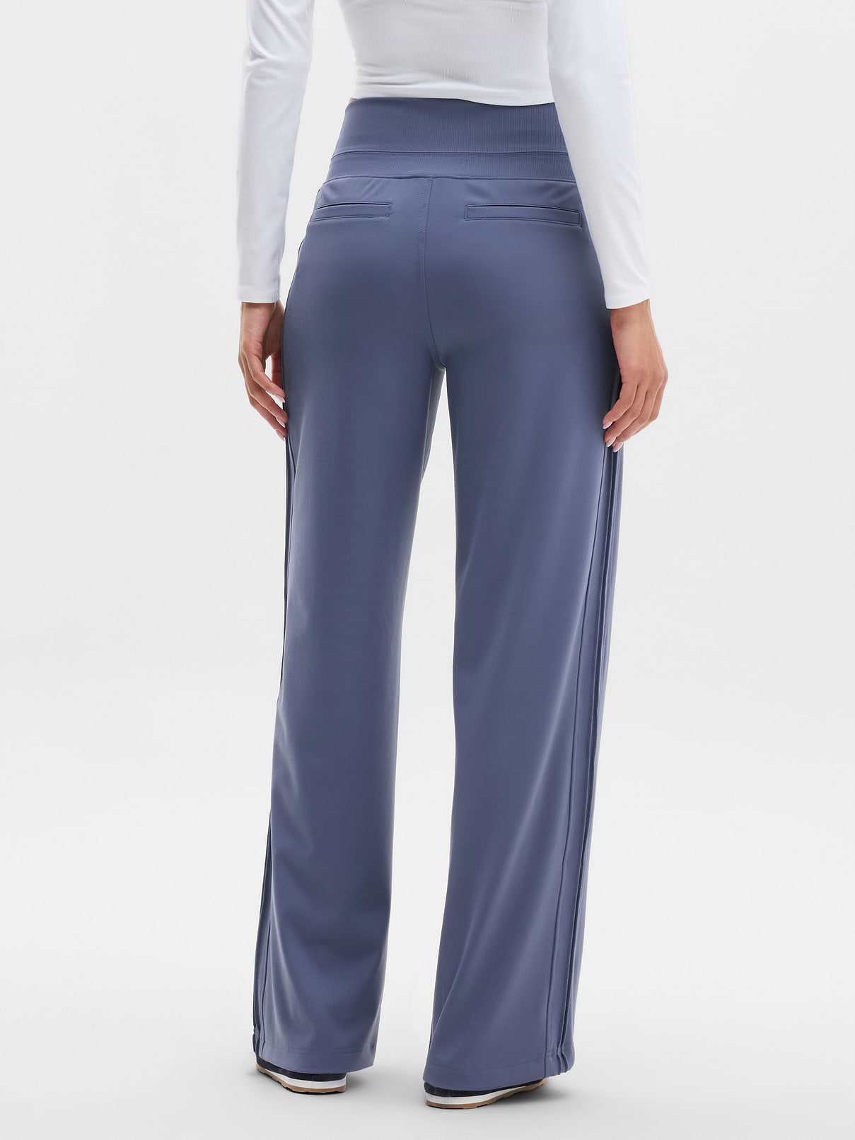 Image 3 of 5, Venice Pintuck High Rise Wide Leg Pant