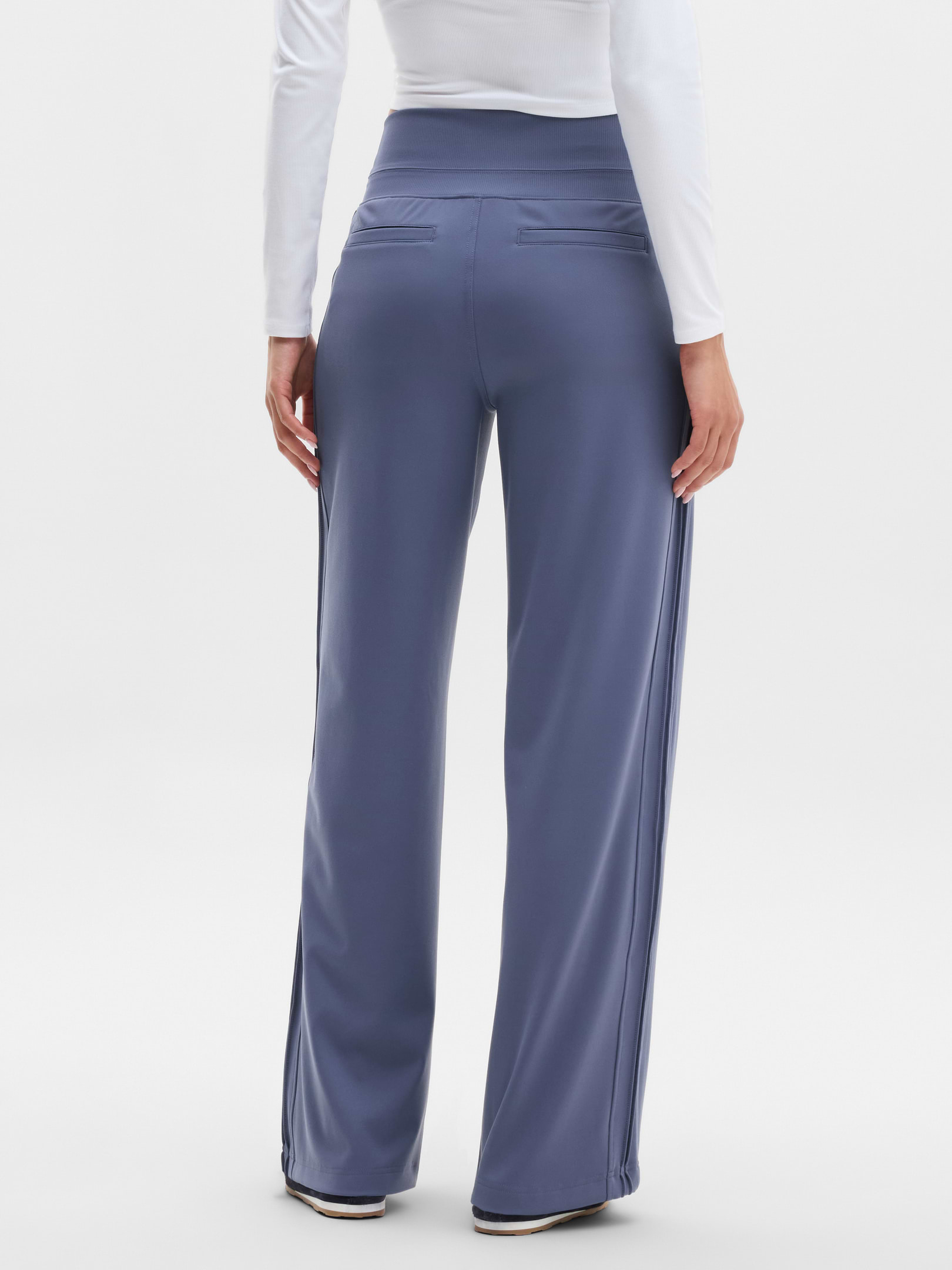 Image 3 of 5, Venice Pintuck High Rise Wide Leg Pant