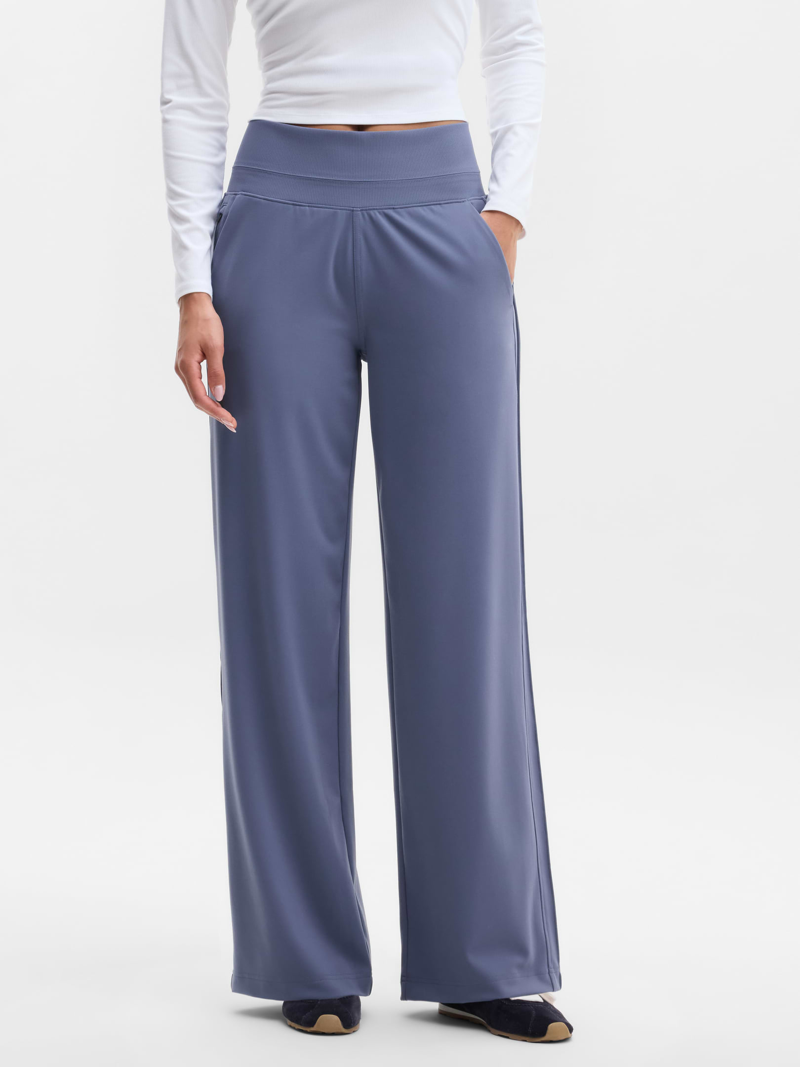 Image 2 of 5, Venice Pintuck High Rise Wide Leg Pant
