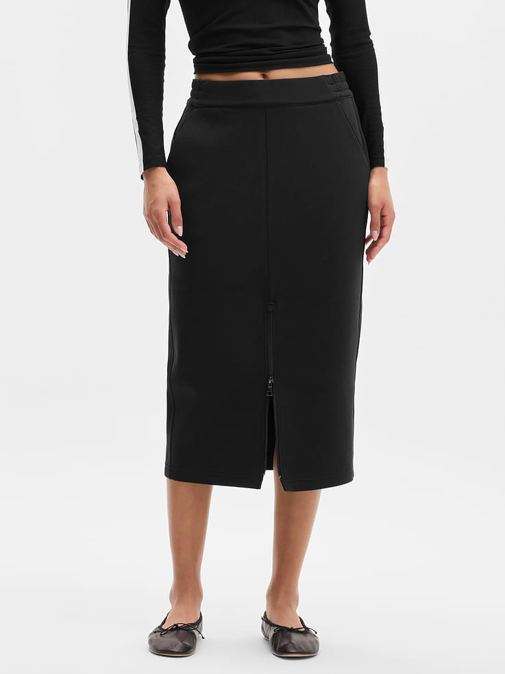 Image 2 of 5, Form Knit Midi Skirt
