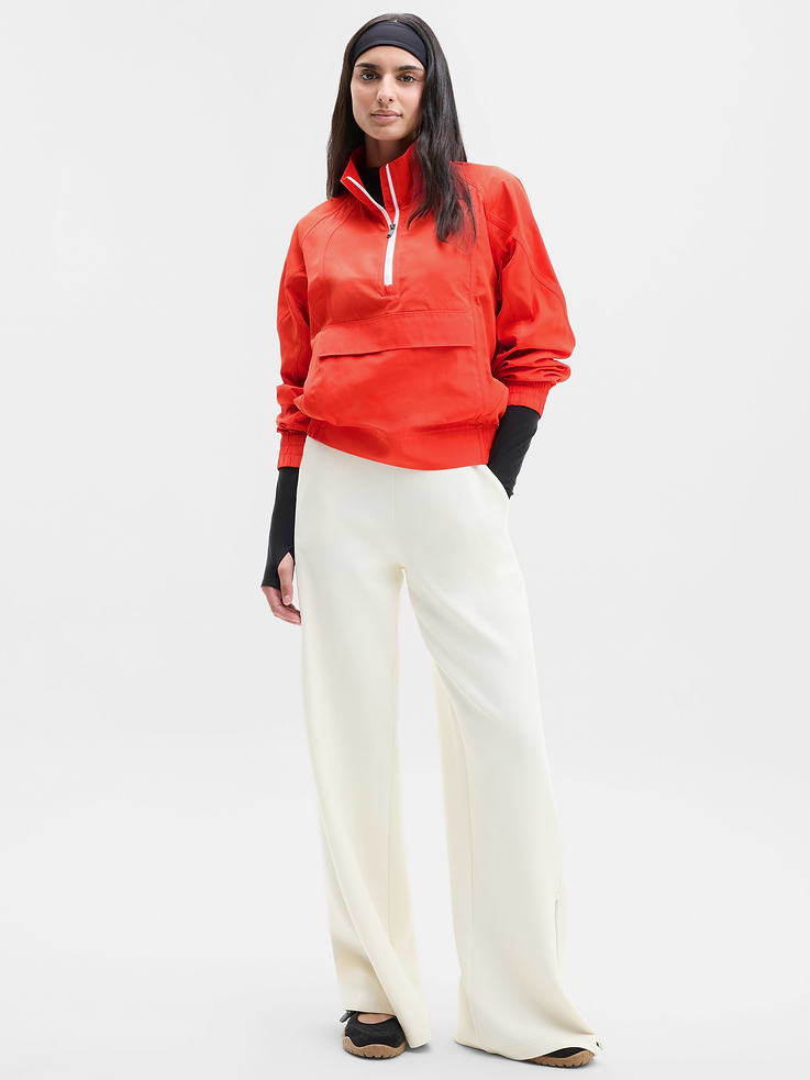 Image 4 of 5, Half Zip Windbreaker