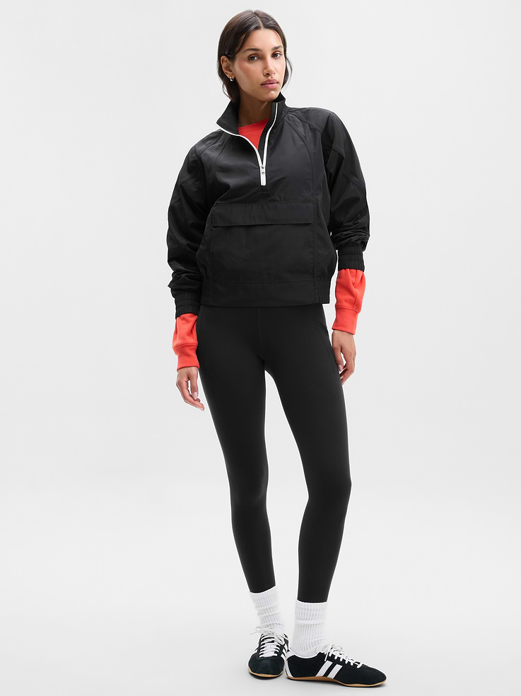 Image 2 of 5, Half Zip Windbreaker