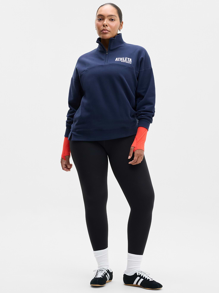 Image 4 of 5, Forever Fleece 1/4 Zip Graphic 001, App exclusive