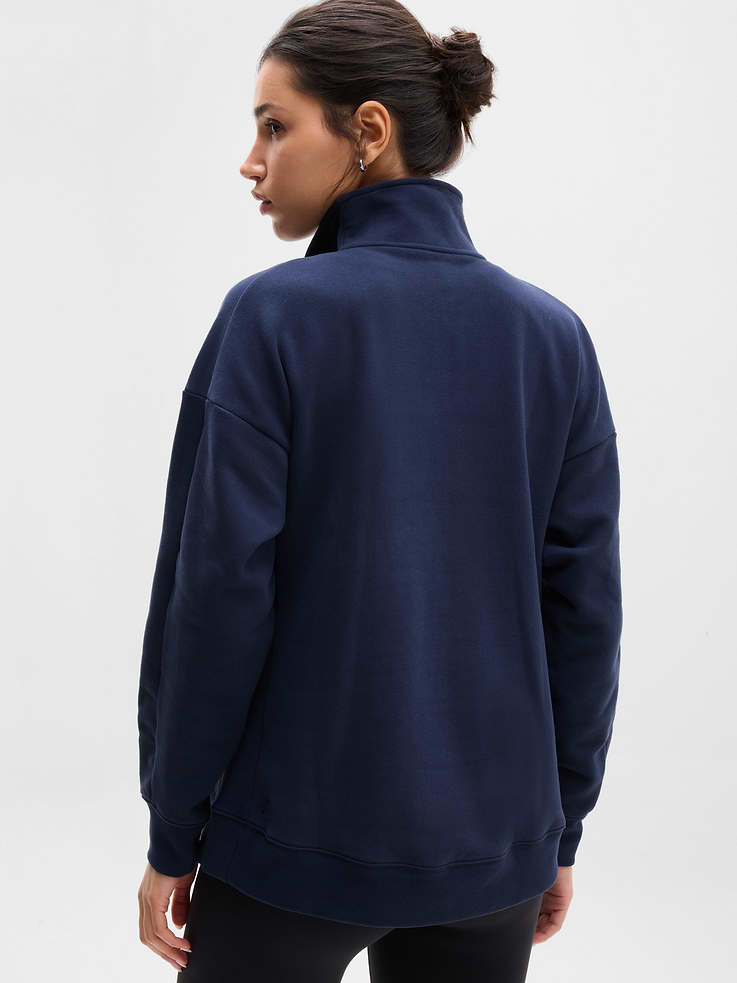 Image 3 of 5, Forever Fleece 1/4 Zip Graphic 001, App exclusive